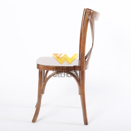 High quality hotsale oak wood cross back chair for event 